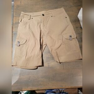 Kuhl Women’s Splash 11 Tan Hiking Shorts Size 8